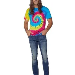 '60s Tie Dye T Shirt -Spirit Spooky Store 01426923 c