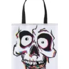 Skull Candy Window Tote Bag