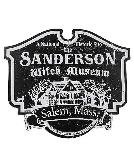 Sanderson Museum Of Witchcraft Sign - Hocus Pocus 1 Sanderson Museum Of Witchcraft Sign - Hocus Pocus