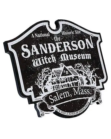 Sanderson Museum Of Witchcraft Sign - Hocus Pocus 2 Sanderson Museum Of Witchcraft Sign - Hocus Pocus - Image 2