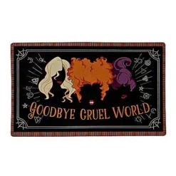 Goodbye Cruel World Doormat - Hocus Pocus