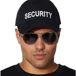 Black Security Hat