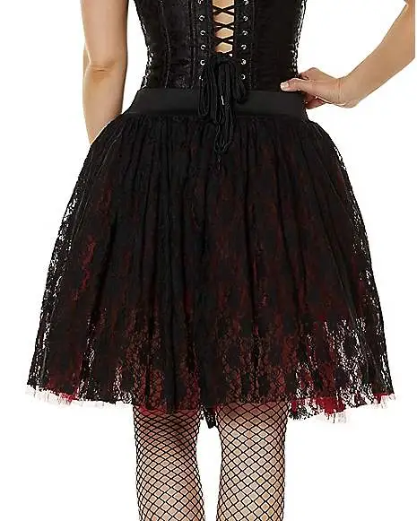 Victorian Vampire Layered Skirt 2 Victorian Vampire Layered Skirt - Image 2
