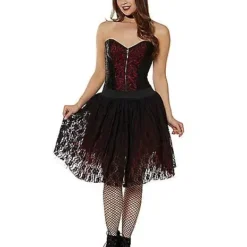 Victorian Vampire Layered Skirt 7 Victorian Vampire Layered Skirt -Spirit Spooky Store 01436005 c