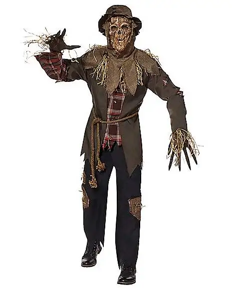 Adult Haunting Scarecrow Costume 1 Adult Haunting Scarecrow Costume