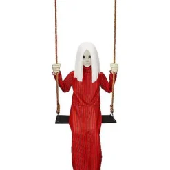 Ghostly Swing Girl Static Prop -Spirit Spooky Store 01437862 c