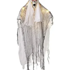 36 Inch Light-Up Hanging White Reaper Decoration