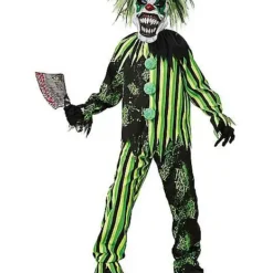 Kids Glow In The Dark Chaos Clown Costume
