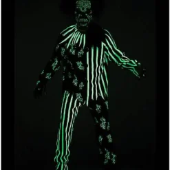 Kids Glow In The Dark Chaos Clown Costume 5 Kids Glow In The Dark Chaos Clown Costume -Spirit Spooky Store 01440726 c