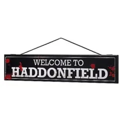 Welcome To Haddonfield Sign - Halloween -Spirit Spooky Store 01455856 c