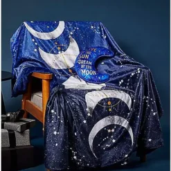 Tarot Moonphase Fleece Blanket -Spirit Spooky Store 01455914 d