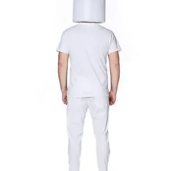 Light-Up LED Marshmello Full Mask -Spirit Spooky Store 01461631 e