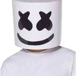 Adult Mesh Marshmello Half Mask
