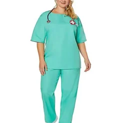 Adult ER Surgeon Plus Size Costume -Spirit Spooky Store 01463249 d
