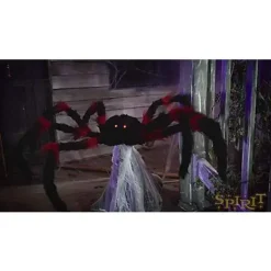 21 Inch LED Red And Black Jumping Spider Animatronic -Spirit Spooky Store 01463447 AVS