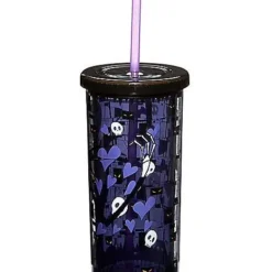 Jack Skellington Cup With Straw 20 Oz. - The Nightmare Before Christma 5 Jack Skellington Cup With Straw 20 Oz. - The Nightmare Before Christma -Spirit Spooky Store 01465145 c
