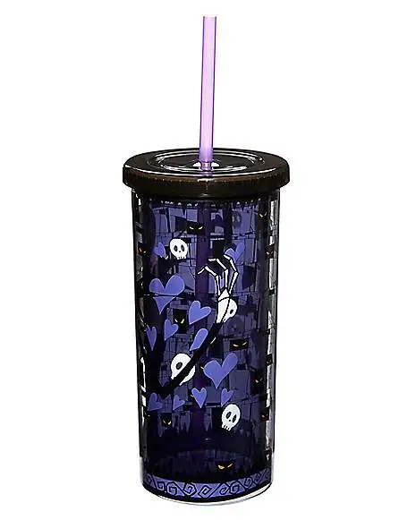 Jack Skellington Cup With Straw 20 Oz. - The Nightmare Before Christma 3 Jack Skellington Cup With Straw 20 Oz. - The Nightmare Before Christma - Image 3