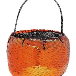 Reversible Sequin Plush Treat Bucket