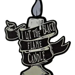 Black Flame Candle Magnet - Hocus Pocus
