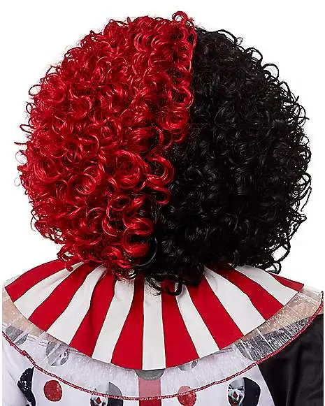 Red And Black Curly Wig 2 Red And Black Curly Wig - Image 2