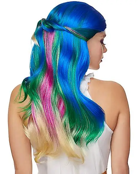 Multi-Color Curly Wig 2 Multi-Color Curly Wig - Image 2