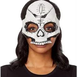 Witch Doctor Skull Half Mask