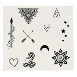 Mini Temporary Tattoos - 20 Pack 6 Mini Temporary Tattoos - 20 Pack -Spirit Spooky Store 01473982 c