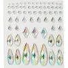 Clear Press On Gem Stones 65 Piece Set