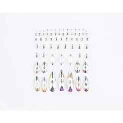 Clear Press On Gem Stones 65 Piece Set 5 Clear Press On Gem Stones 65 Piece Set -Spirit Spooky Store 01474550 c