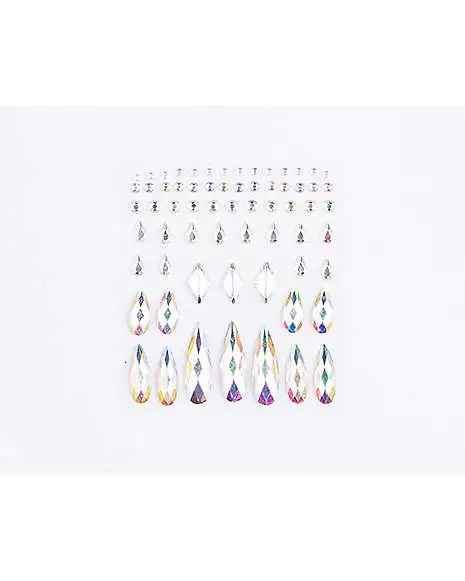 Clear Press On Gem Stones 65 Piece Set 3 Clear Press On Gem Stones 65 Piece Set - Image 3