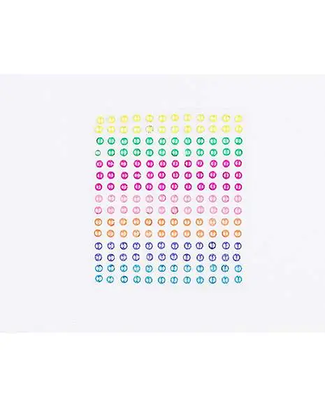 Neon Press On Gem Stones 180 Piece Set 3 Neon Press On Gem Stones 180 Piece Set - Image 3