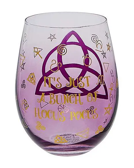 Hocus Pocus Trinity Stemless Glass - 22 Oz. 2 Hocus Pocus Trinity Stemless Glass - 22 Oz. - Image 2