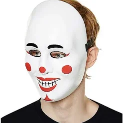 Clown Half Mask - Trick 'r Treat 5 Clown Half Mask - Trick 'r Treat -Spirit Spooky Store 01480177 c