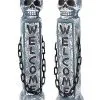 21 Inch Welcome Tombstone Pillars