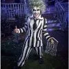 Adult Beetlejuice Striped Suit