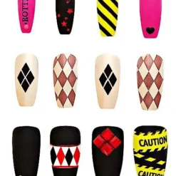 Harley Quinn Press On Nails - Birds Of Prey