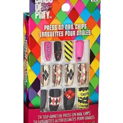 Harley Quinn Press On Nails - Birds Of Prey -Spirit Spooky Store 01486414 c