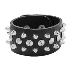Punk Spiked Cuff Bracelet