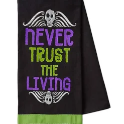 Never Trust The Living Dishtowels 2 Pack - Beetlejuice 5 Never Trust The Living Dishtowels 2 Pack - Beetlejuice -Spirit Spooky Store 01488014 c