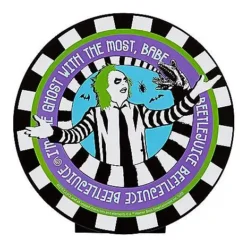 Round Beetlejuice Tabletop Sign