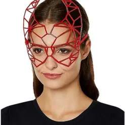 Geometric Devil Mask -Spirit Spooky Store 01489566 c