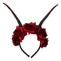 Devil Flower Headband -Spirit Spooky Store 01489723 a