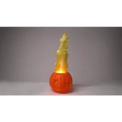 Light-Up Flaming Pumpkin - Trick 'r Treat -Spirit Spooky Store 01490200 AVS