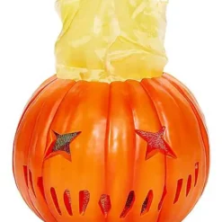 Light-Up Flaming Pumpkin - Trick 'r Treat -Spirit Spooky Store 01490200 d