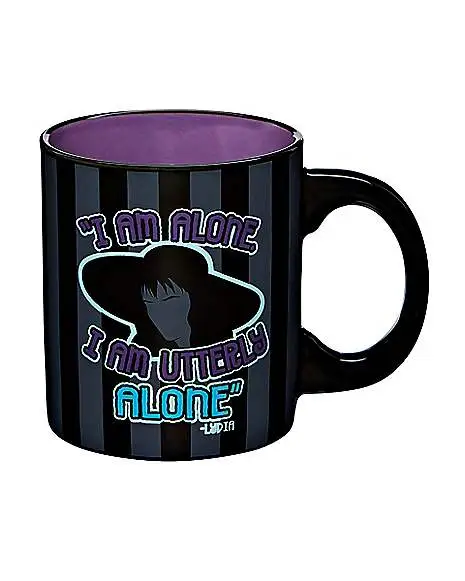 Lydia Utterly Alone Coffee Mug 20 Oz. - Beetlejuice 1 Lydia Utterly Alone Coffee Mug 20 Oz. - Beetlejuice