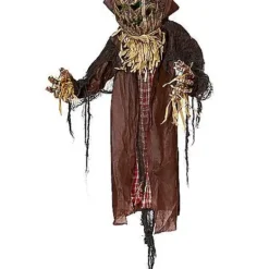 4 Ft Light-Up Hanging Pumpkin Man -Spirit Spooky Store 01492305 c