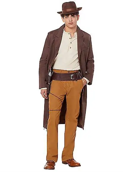 Adult Brown Trench Coat 1 Adult Brown Trench Coat