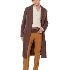 Adult Brown Trench Coat 8 Adult Brown Trench Coat -Spirit Spooky Store 01492552 c