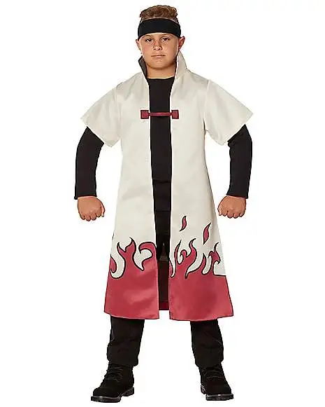 Kids Hokage Robe - Naruto Shipudden 1 Kids Hokage Robe - Naruto Shipudden