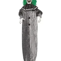 5 Ft Animated Light-Up Clown Hanging Prop - Decorations